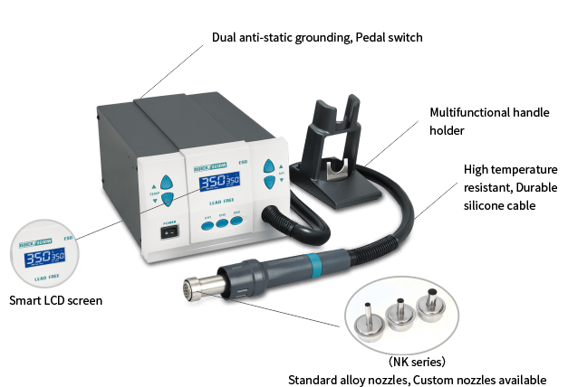 QUICK 861DW SMD REWORK STATION - Image 5