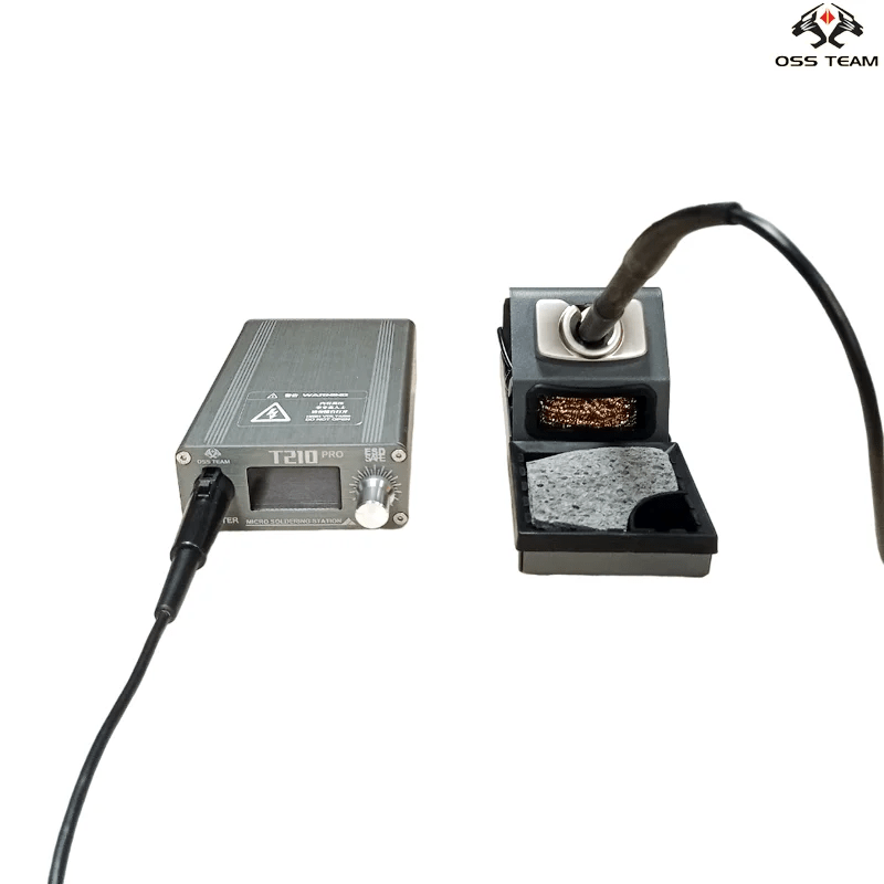 OSS TEAM T210 PRO SOLDRING IRON STATION (3pcs bit set) - Image 3