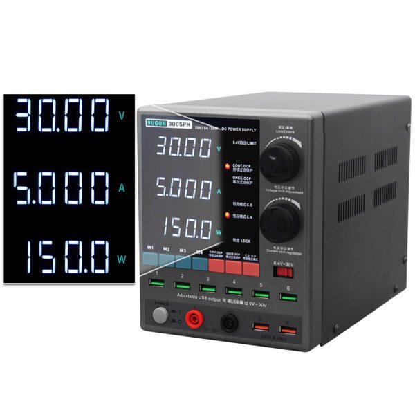 SUGON 3005PM DIGITAL REGULATED DC POWER SUPPLY - Image 5