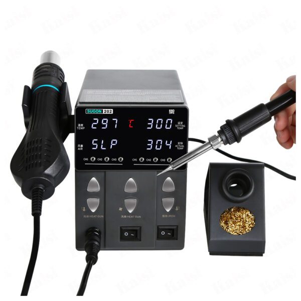 SUGON 202 DIGITAL 2 IN 1 SMD REWORK STATION - Image 3