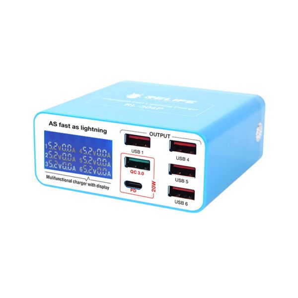RELIFE RL - 304P SUPER FAST 6 PORT USB CHARGER - Image 2