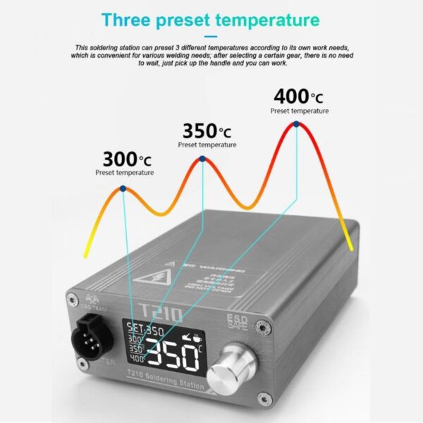 OSS TEAM T210 DIGITAL SUPER FAST SOLDRING STATION - Image 6