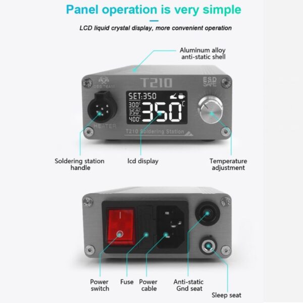 OSS TEAM T210 DIGITAL SUPER FAST SOLDRING STATION - Image 5